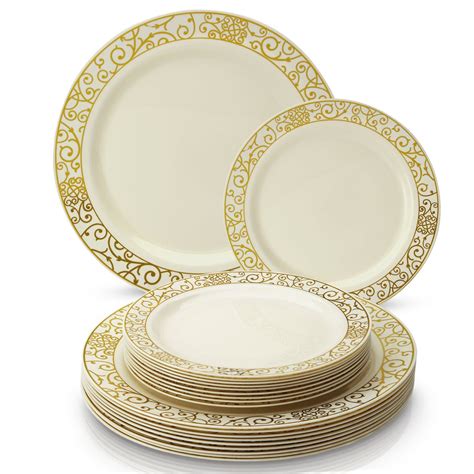 Deluxe Dinnerware Gold Dinnerware Set
