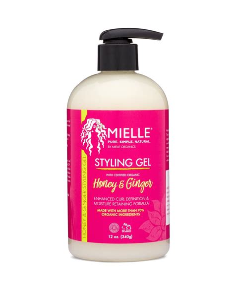 Mielle Styling Gel Honey And Ginger 13oz