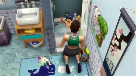 Shower Toddlerpet Tub Combo By K9db At Mod The Sims Sims 4 Updates