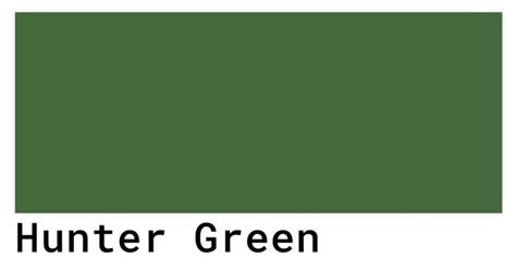 Hunter Green Color Codes The Hex Rgb And Cmyk Values That You Need
