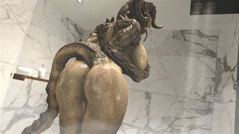 Rule 34 3d Big Ass Big Breasts Darkflash23 Dat Ass Deathclaw Fallout