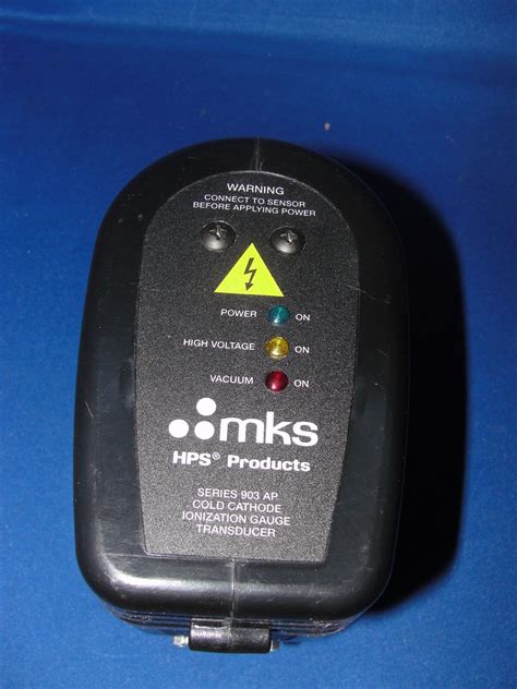 Mks 109030211 Cold Cathode Ionization Gauge Transducer Series 903 For