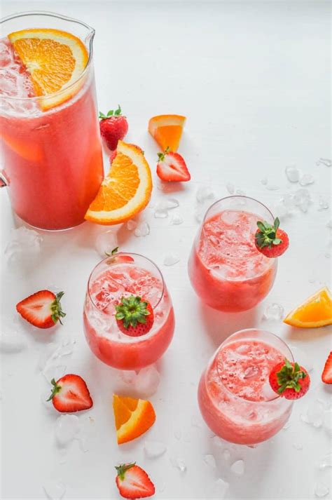 Watermelon Strawberry Sangria This Healthy Table