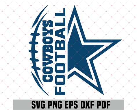 Dallas Cowboys Svg Cowboys Football Star Dallas Cowboys Logo