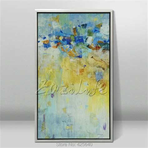 Modern Abstract Colour Oil Painting Hand Painted Home Decoration Colour