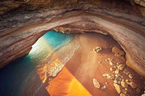 This Hidden Cave In Portugal Has A Skylight And A Beach — And You Can