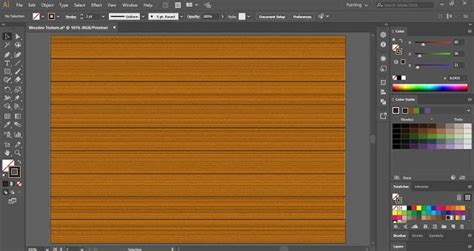 The Wood Paneling In Adobe And Photoshopped