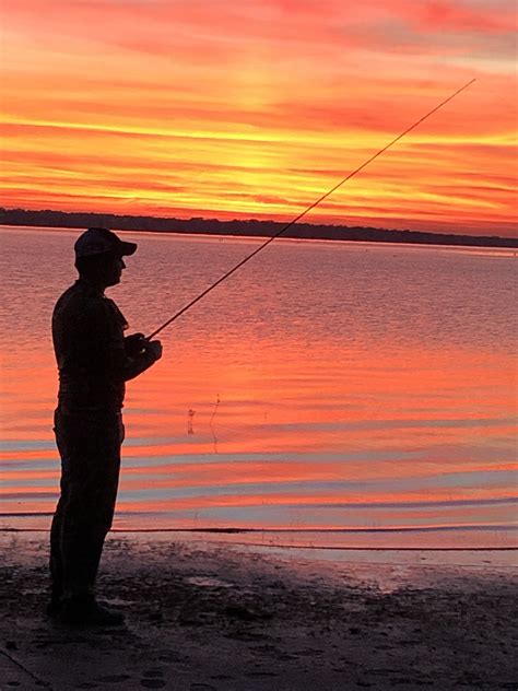 Bass Fishing Sunset