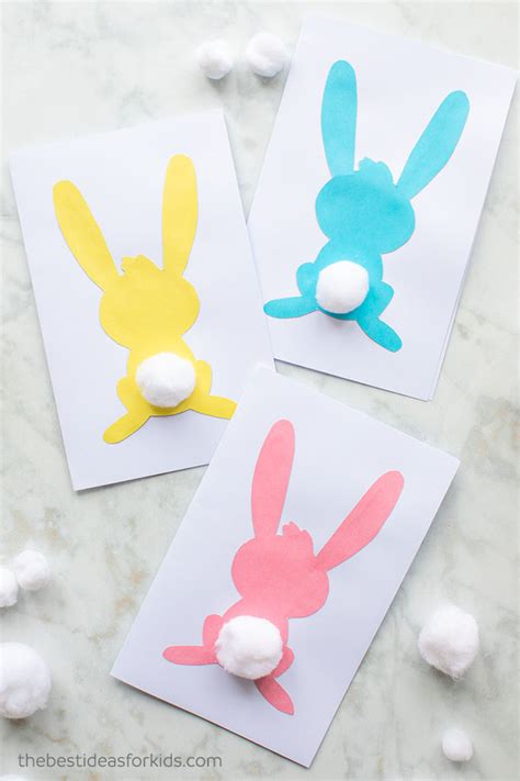 easter bunny card   ideas  kids