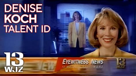 WJZ-TV Baltimore | Denise Koch Talent ID | 1995 | WJZ 13 - YouTube