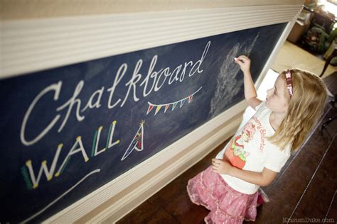 Kids Chalkboard Art Wall~how To Turn A Textured Wall Into A Smooth Wall