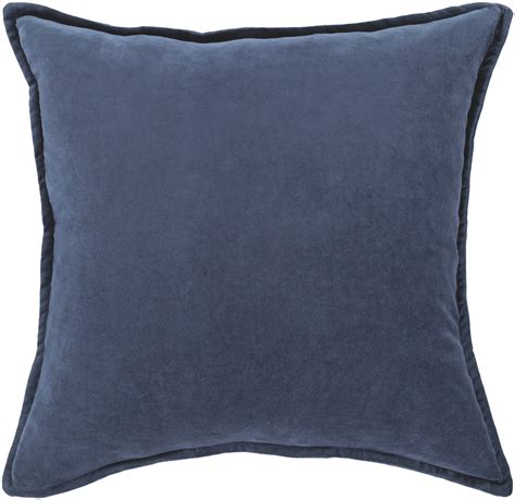 18 Muted Dark Blue Contemporary Woven Decorative Throw Pillow
