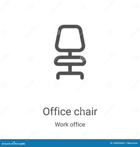Office Chair Icon Vector From Work Office Collection Thin Line Office