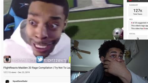 Reacting To Flightreacts Madden 20 Rage Compilation To Funny Youtube