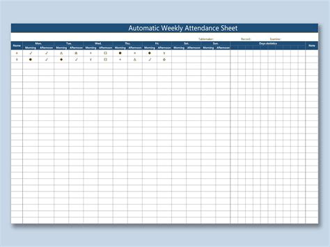 Employee Attendance Sheet Calendar Tracker Template In Pdf Excel Free