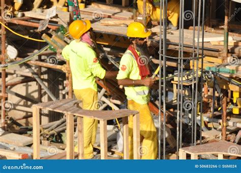 Construction Workers Editorial Photo Image Of Closeup 50683266