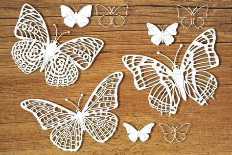 Butterflies Set 1 Svg Files For Silhouette And Cricut