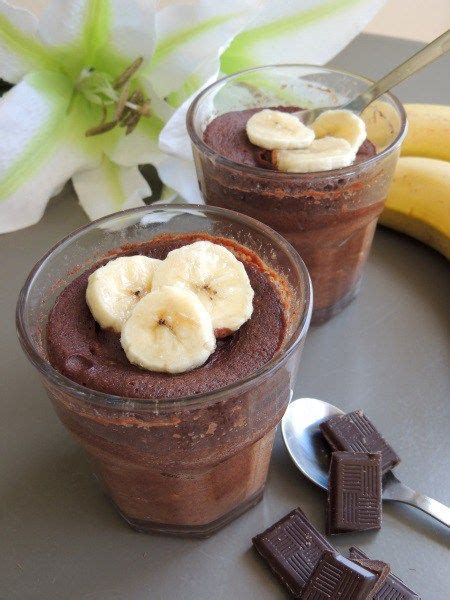 Mug Cake choco banane sans sucre