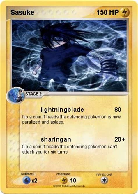 Pokémon Sasuke 96 96 Lightningblade My Pokemon Card