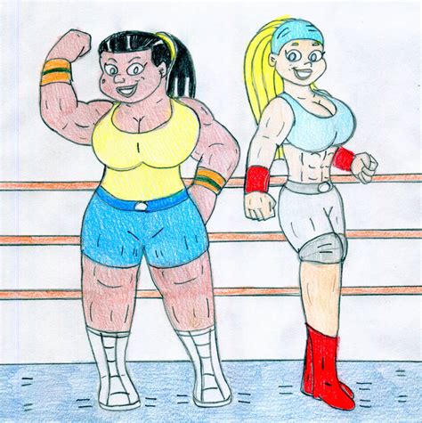 Wrestling Leshawna And Lindsay By Jose Ramiro On Deviantart