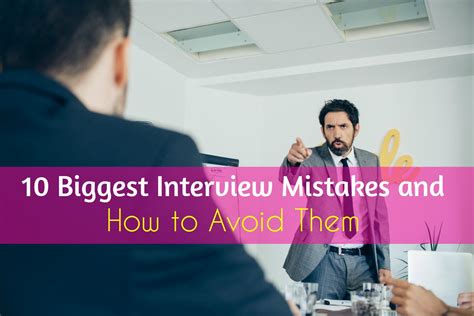 10 Biggest Interview Blunders And How To Avoid Them