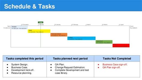 Detailed Project Status Report Template