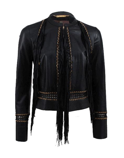 Long Sleeve Fringe Leather Jacket | Leather jacket, Fringe leather jacket, Leather jacket black