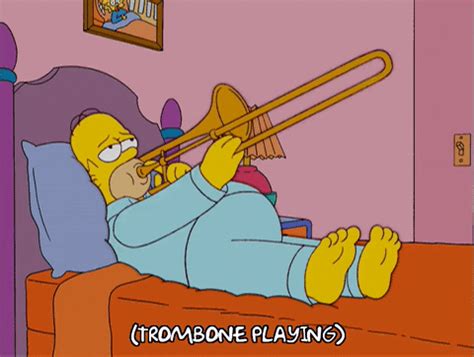 Cartoon Trombone Player