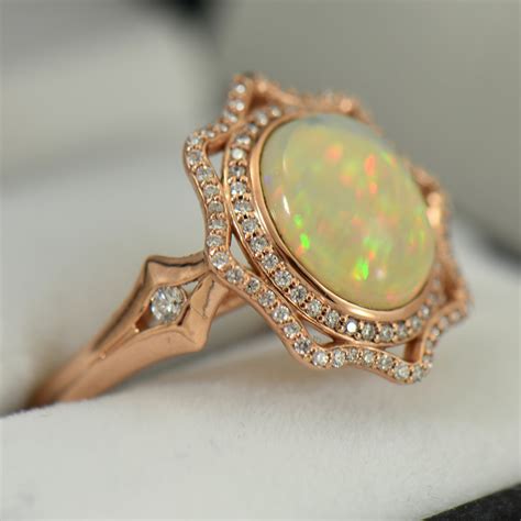 Custom Ethiopian Opal Ring Exquisite Jewelry For Every Occasion Fwcj