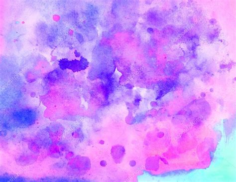 Pink Purple Watercolor Background ⬇ Stock Photo Image By © Artnature
