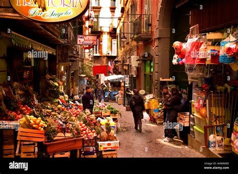 Greengrocer Quartiere Spagnoli The Spanish Quarter Toledo Naples Italy