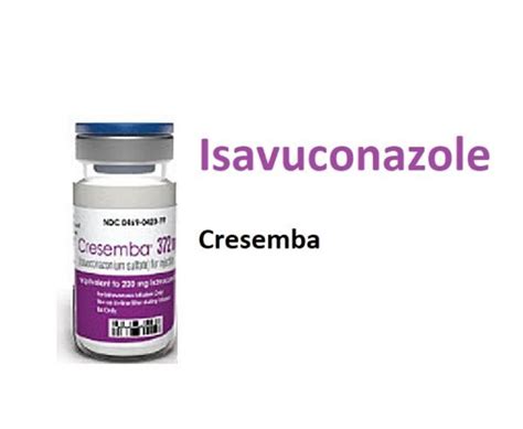 Isavuconazole Cresemba Uses Dose Side Effects Moa Brands