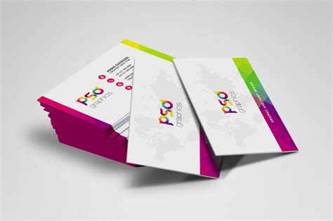 You can customize the card & invitation templates to meet unique needs. Colorful Business Card Free PSD Graphics | PSD Graphics