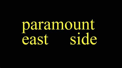 Paramount East Side Toonz Youtube