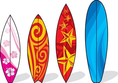 Set Of Surfboard 6975046 Vector Art At Vecteezy