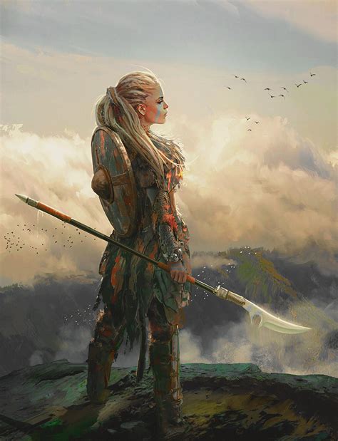 Fantasy Women Warrior Art By Emilis Emka