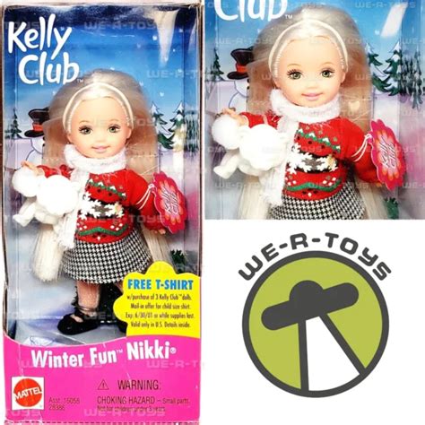 BARBIE KELLY CLUB Winter Fun Nikki Doll Mattel NEW