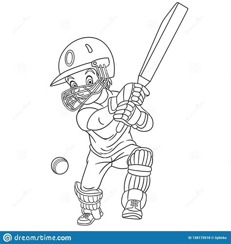 Cricket Coloring Page Coloring Pages Sports Coloring Pages Color