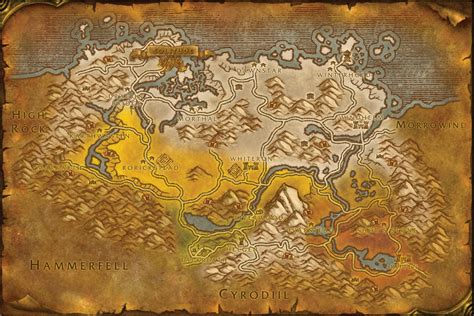 By Popular Demand I Made A Wow Style Map Of Skyrim Rwow
