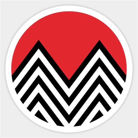 Black Lodge Twin Peaks Sticker Teepublic