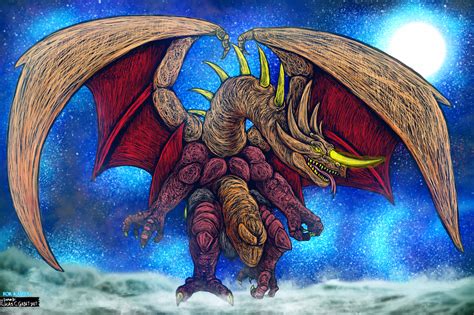 Bakan Dragon God Beast Form For Kaijux By Lucascgabetarts On Deviantart