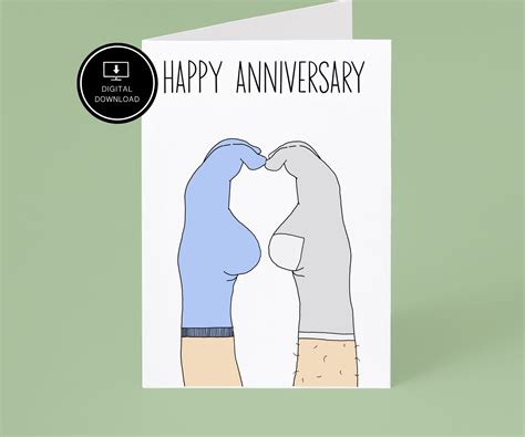 Funny Anniversary Card Printable Card Anniversary Card For Etsy