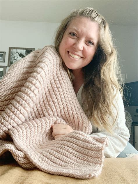 Beginner Friendly Knit Blanket Pattern The Maeve Blanket Etsy