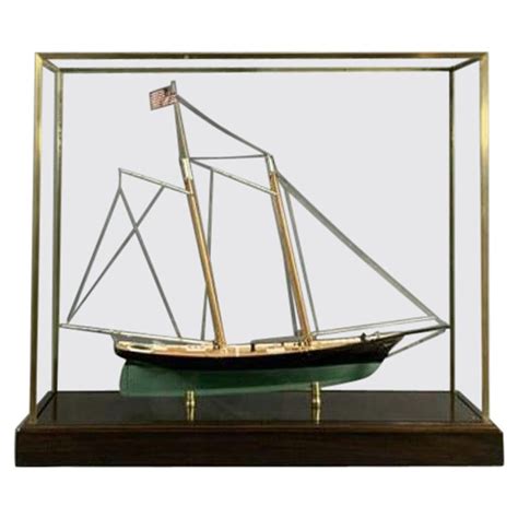 Brass Case Ship Model America For Sale At 1stdibs