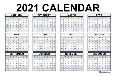 Year 2021 printable yearly and monthly calendars with holidays and observances. Free Pocket Printable Calendar | Calendar Printables Free ...