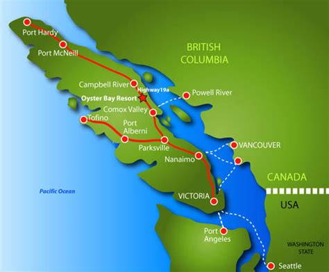 Vancouver Island Facts And Map Birds Of A Feather Bandb