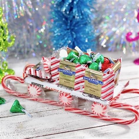 Kids Will Love This Cute Candy Sleigh Made From Their Favorite