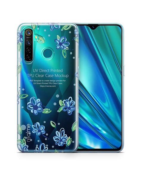 Starting off the list, we have ronshin case for the realme 5 pro. Realme 5 Pro (2019) TPU Clear Case Mockup - VecRas