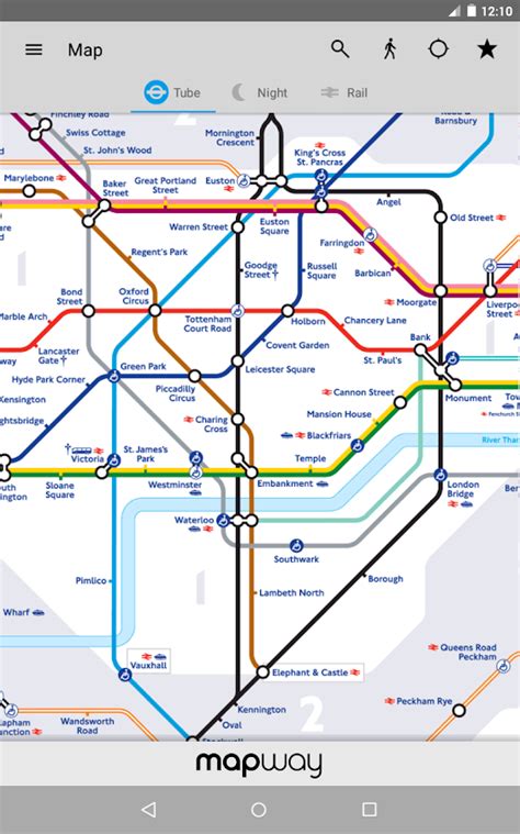 Tube Map Tfl London Underground Route Planner Android Apps On