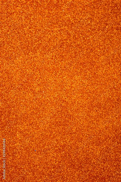 Orange Glitter Background Selective Focus Stock Photo Adobe Stock